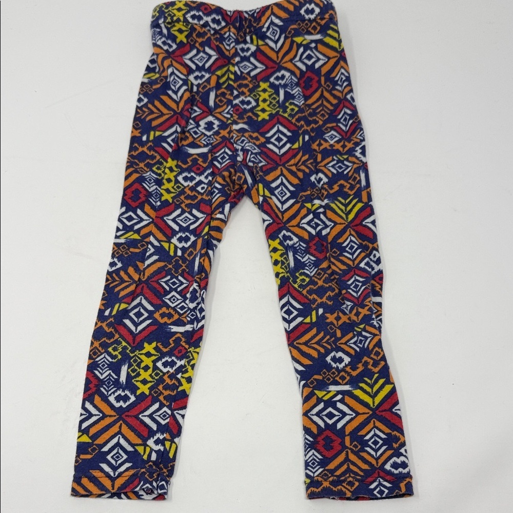 Inspired By Tess Kids Colorful Geometric Kids Leggings No size tag 18” long